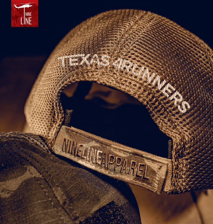 TX4R Texas Flag Patch & Multicam Mesh Hat by Nine Line Combo - Image 3