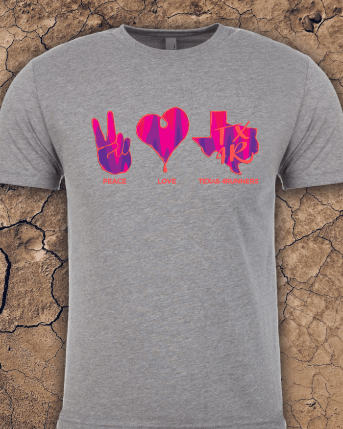 TX4R Peace, Love T-Shirt - Image 6