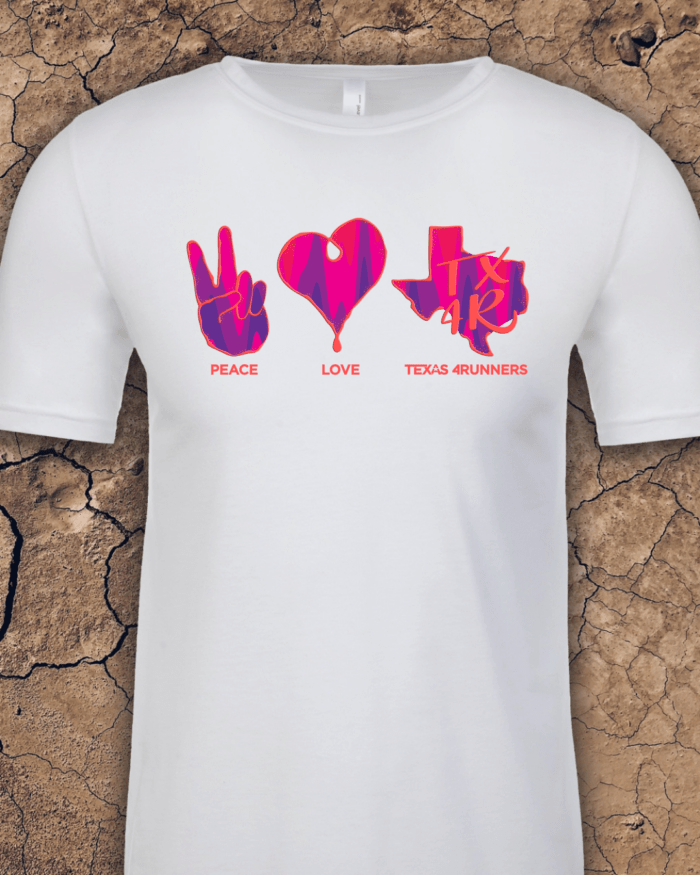 TX4R Peace, Love T-Shirt - Image 5