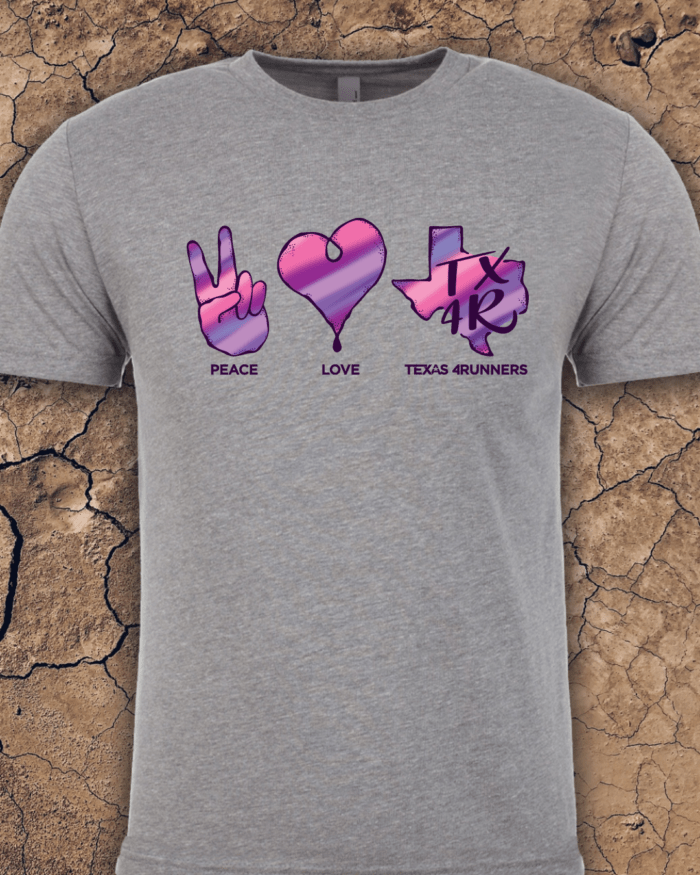 TX4R Peace, Love T-Shirt - Image 4