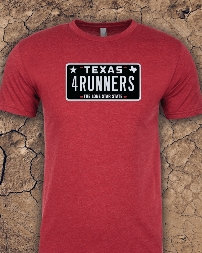 TX4R Black License Plate T-Shirt, Men's - Image 4