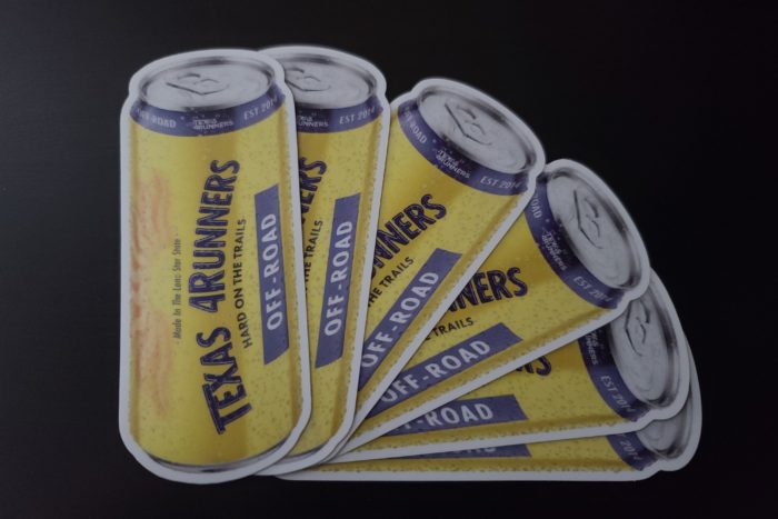 TX4R Yellow Can - Die Cut Sticker - Image 2
