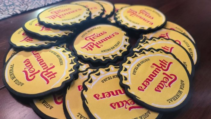 TX4R Lil Mole Bottle Cap, Woven Patch
