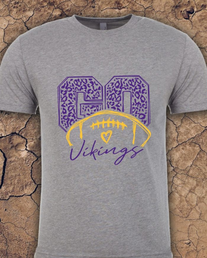Vikings Leopard T-Shirt - Image 2