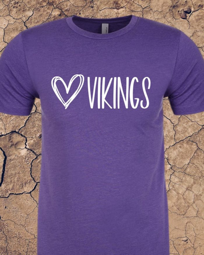 Heart Vikings T-Shirt