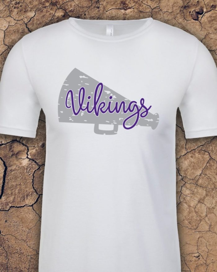 Vikings Cheer Megaphone T-Shirt - Image 2