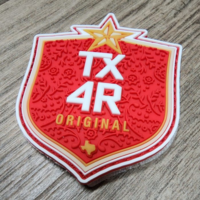TX4R Single Star, Glow In The Dark PVC Patch - Image 2